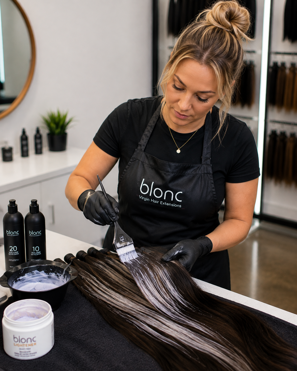Hair Extension Coloring Certification