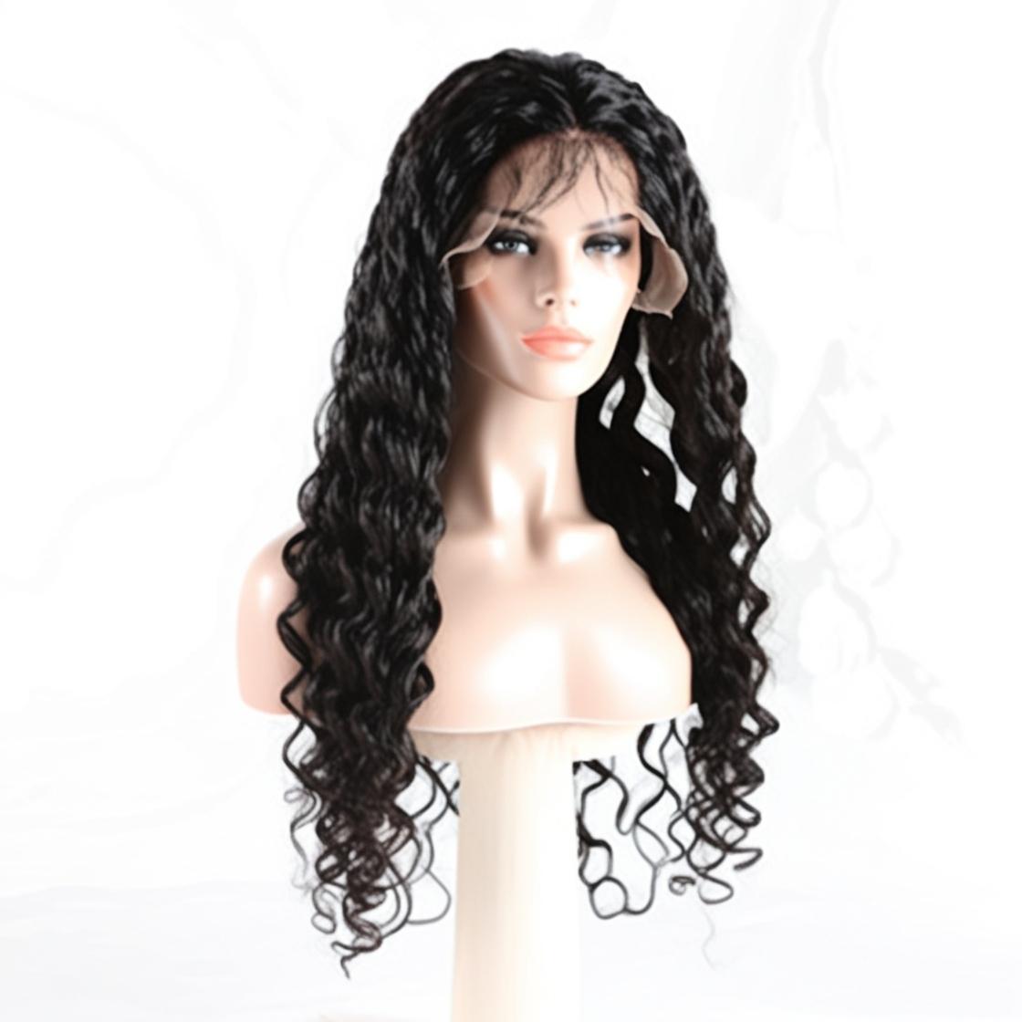 Natural Curly Front Lace Wig