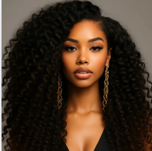 Kinky Curly Virgin Indian Clip ins