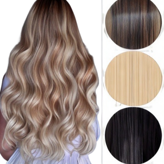 18" Ombre Clip Ins