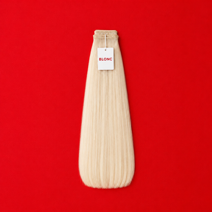 22" Platinum Blonde (613) Handtied Weft