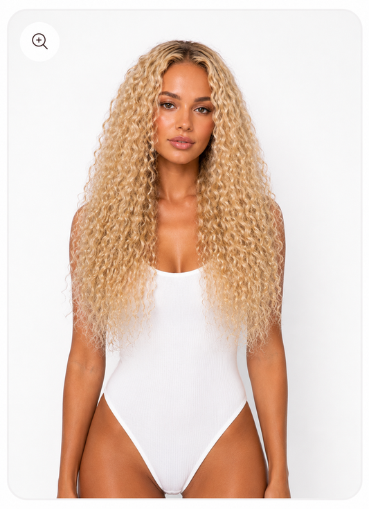 18” RAW Blonde Kinky Curly