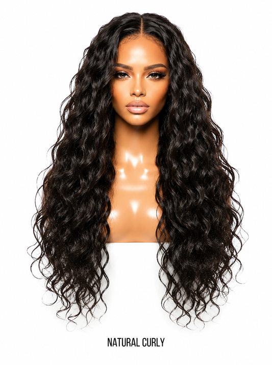 Natural Curly Full Lace Wig