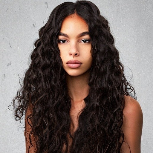 Natural Wavy Virgin Indian Clip-ins