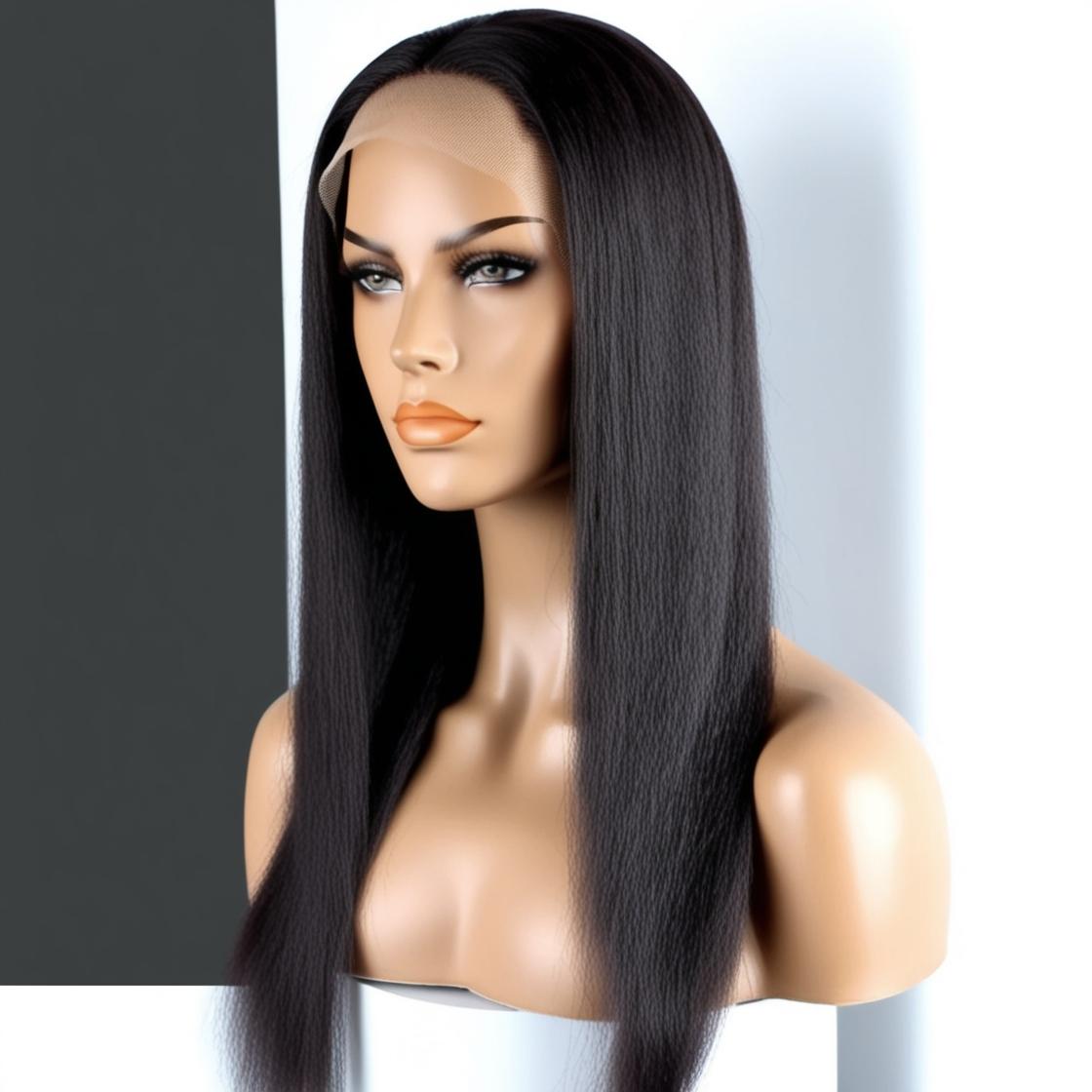 Kinky Straight Full Lace Wig